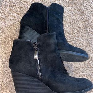 Black ankle booties